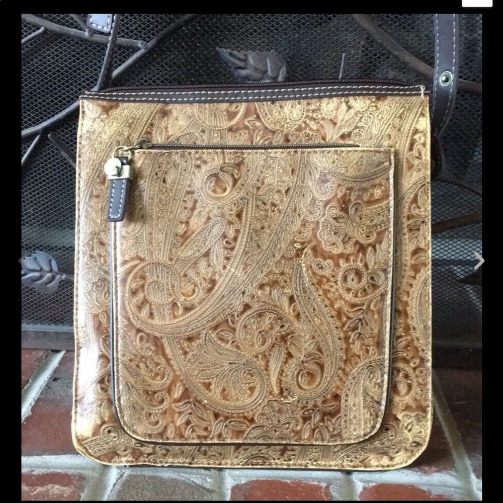 Relic Cross Body Tooled Effect - Clean Medium Size